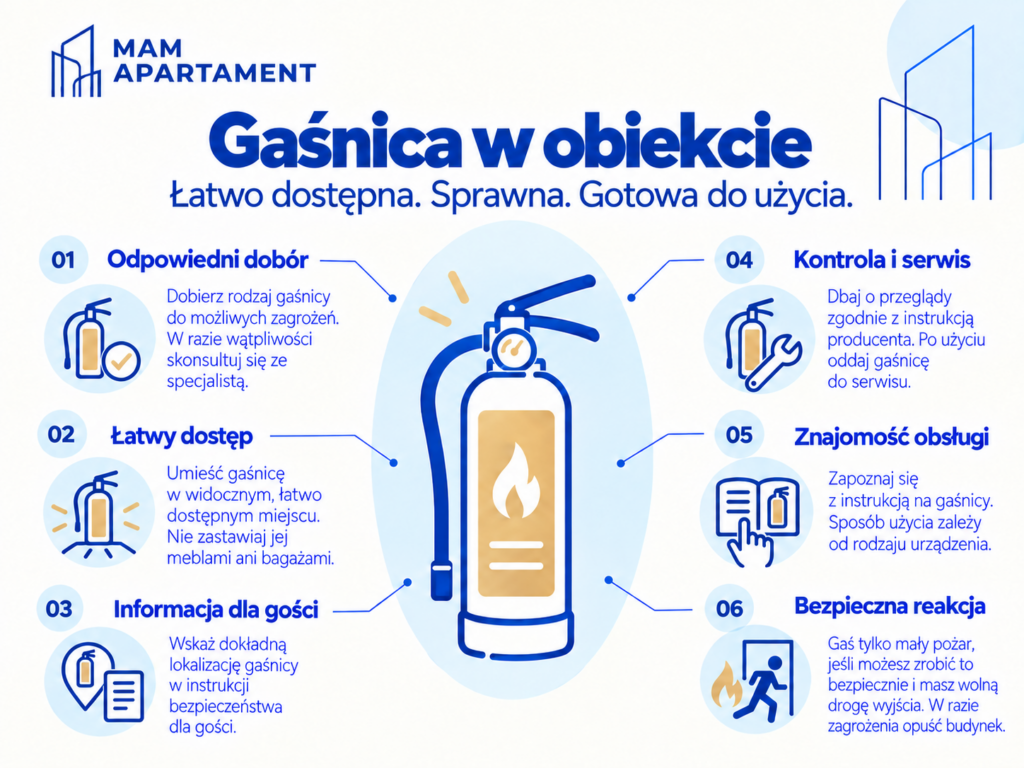 gaśnica najem krótkoterminowy nowe przepisy